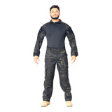 Farda Militar Tática Camuflada Uniforme Airsoft 