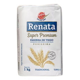 Farinha De Trigo Tradicional Renata Tipo 1 Pacote 1kg