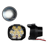 Farol Auxiliar Milha Led Cree 15w 12v 9 Leds Bicicleta/ Moto