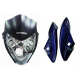 Farol Cb300 Frontal Carenagem Lateral Bananinha Azul 2011