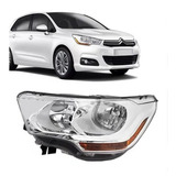 Farol Citroen C4 Lounge 2013 2014 2015 2016 Direito Ambar