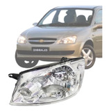 Farol Corsa Classic 2011 2012 2013 2014 A 2016 Lado Esquerdo