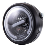 Farol Custom Led Universal 6.5 Polegadas Scrambler Chopper