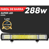 Farol De Barra Led 10~30v 288w Jeep Troller Pick-up