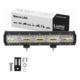 Farol De Barra Super Led 300w 9v-60v Auxilar Veiculos Barcos