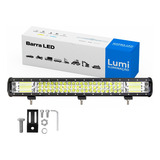 Farol De Barra Super Led 324w 9v-60v Auxilar Veiculos Barcos