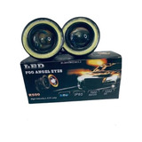Farol De Led Auxiliar Projetor Angel Eyes Universal