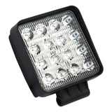 Farol De Led Azul Quadrado 48w