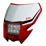Farol De Led Completo Crf 250f + Adesivo X-cell Varias Cores