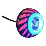 Farol De Led Strobo Projetor Com Olhos Anjo Moto E Carro