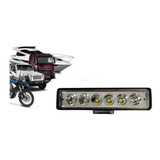 Farol De Milha Auxiliar 6 Leds 18w Off Road Moto Carro