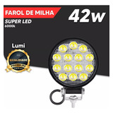 Farol De Milha Led Redondo 10~30v