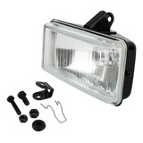 Farol De Milha Retangular Universal Caminhão Trator Carro