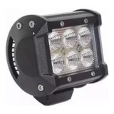 Farol De Milha Universal 18w 6 Leds 12/24v Longa Distância