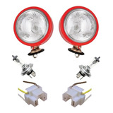 Farol Dianteiro Buggy Brm Automobile Menon Gaiola Vermelho