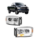Farol Dodge Ram 2500 Cristal Led 2008 2009