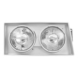 Farol L.d Caminhão Vw Titan Worker De 00/02 C/ Moldura Cinza
