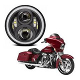 Farol Led Angel Moto Custom Carro Fusca Olho De Anjo 7 Pol