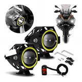 Farol Led Auxiliar Moto U7 Milha Honda Broz 125 Xre 300 Nxr