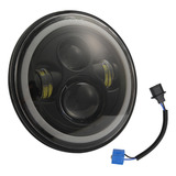 Farol Led Hi/lo Beam De 7 Polegadas Com Anel De Halo Para Cj