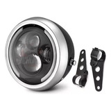 Farol Led Moto 50w Com Suporte Bojo Universal Bengala 7 Pol.