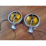Farol Milha Amarelo Ge Anos 30 40 50 General Antigo Cromado 