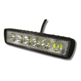 Farol Milha Auxiliar 6 Led 6000k Universal Moto Carro Trilha