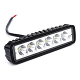 Farol Milha Auxiliar 6 Leds 18w Off Road Moto Carro Fk-l1018