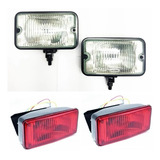 Farol Milha + Lanterna Traseira Freio Vermelha Trator Yanmar
