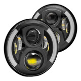 Farol Moto Ybr Factor 125 Fazer 250 Led 60w 7 Pol Angel Seta