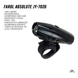 Farol Para Bike Absolute Jy-7026 1000