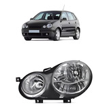 Farol Polo 2003 2004 2005 2006 Máscara Cromada Foco Duplo