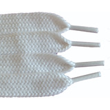 Fat Lace Cadarço Largo Bboy Grosso Tênis Branco 1,40cm
