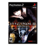 Fatal Frame 3: The Tormented - Ps2 Original Lacrado