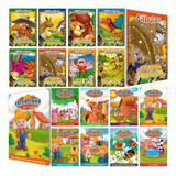Fazendinha Do Seu Lobato E Fábulas: Kit Com 16 Unidades, De Bicho Esperto. Clássicos Infantis, Vol. 1. Editorial Editora Rideel, Tapa Mole, Edición Kit En Português
