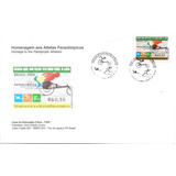 Fdc Com Cbc Selo 2651 Homenagem Atletas Paralímpicos 2006