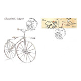 Fdc Com Cbc Selo 3720-3721 Bicicletas Antigas Brasília 2017