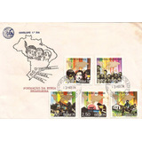 Fdc Com Cbc Série Selo 840-844 Formação Da Etnia 1974