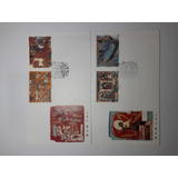Fdc Envelope Selo Postal Comemorativo 1987 Dunhuang Frescoes