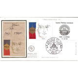 Fdc França 1981 Oficial Com Série E Carimbo Philex France 82