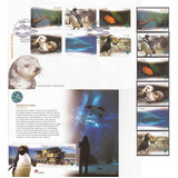 Fdc Série E Bloco Oceanário De Lisboa Portugal 2004 3 Unid