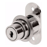 Fechadura 19x22mm Pressão Pino Avanço Gavetas E Portas- 4 Un