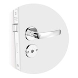 Fechadura Banheiro 40mm Soprano Pali Roseta Redonda Cromada