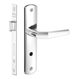 Fechadura Banheiro Inox Popline Reta Esp26 40x53 Soprano