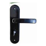 Fechadura Banheiro Wc 40mm Stilo Alavanca Preto Mgm Id 514