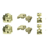 Fechadura Da Porta Palio Siena Strada Kit 2 Presilha Fixador