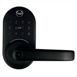 Fechadura Eletronica Digital Yale Wi-fi Com Maçaneta Preta