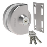 Fechadura Inox Para Vidro/alvenaria De Pressão Correr Va 159