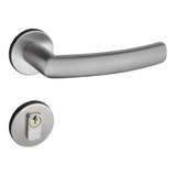 Fechadura Pado Externa Luma Escovado Ros Redonda 582-90e Ixe Cor Inox Escovado