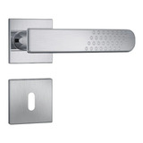 Fechadura Porta Interna Inox Escovada Stam 813/21 Quadrada